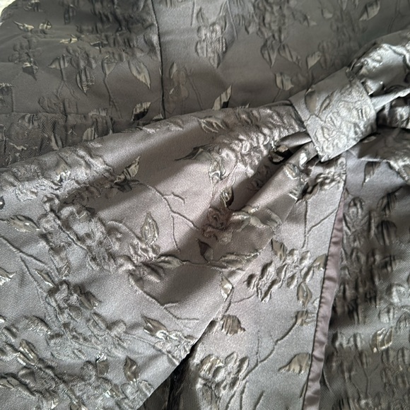 H&M JACQUARD-WEAVE BOW-FRONT DRESS (XXL) - Picture 3 of 6